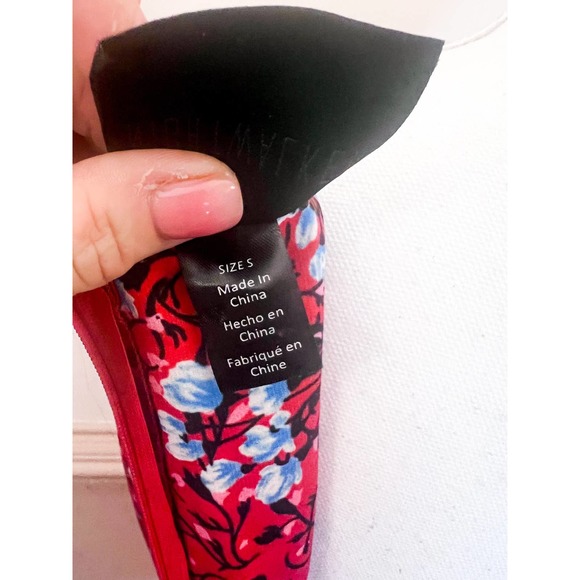 Nightwalker Elsa Red Floral Mini Dress Size Small - Picture 5 of 7